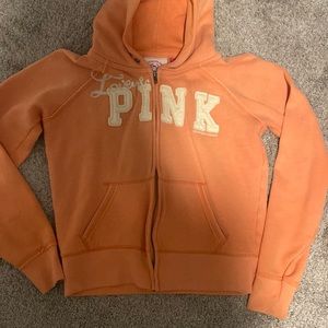 Vintage pink zip up